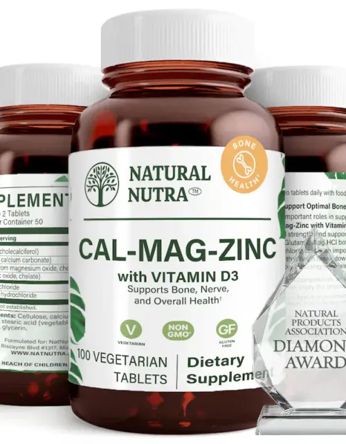 Natural Nutra Calcium Magnesium Zinc Supplement